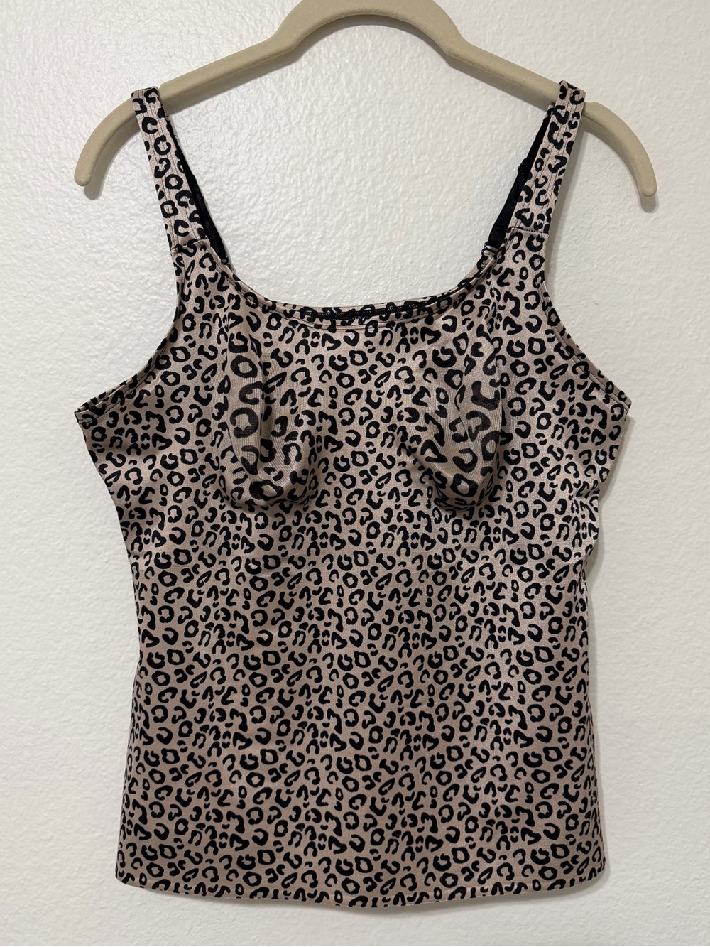 Ruby Ribbon Shaping Cami Tank Women’s 40 Leopard Full Support Compression Top